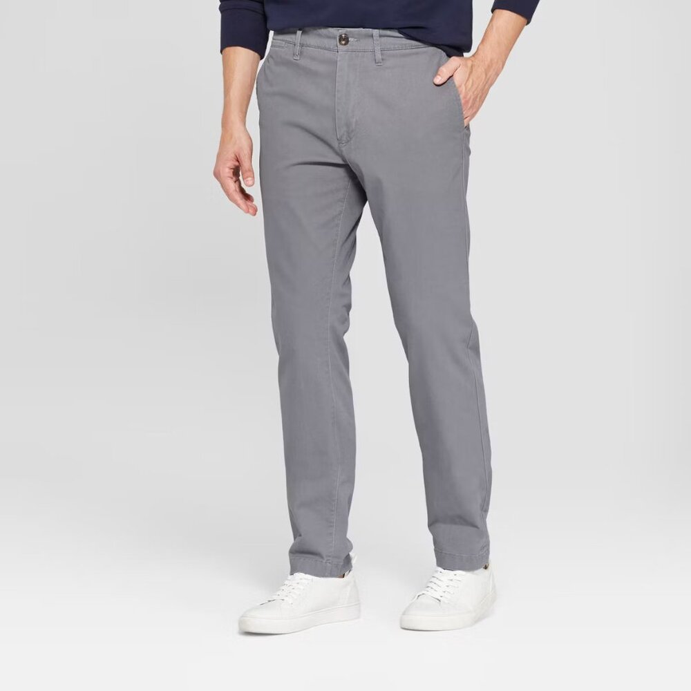 Goodfellow & Co Gray Chinos 34 x 34 (33 x 32)
